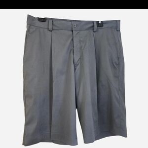 Nike Men's Flat Front Gray Shorts